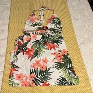 NWT - Womens 2Bamboo One Piece with sarong swimsuit